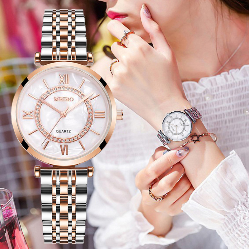 高級クリスタル女性ブレスレット腕時計トップブランドのファッシ - Luxury Zone のレビューと価格