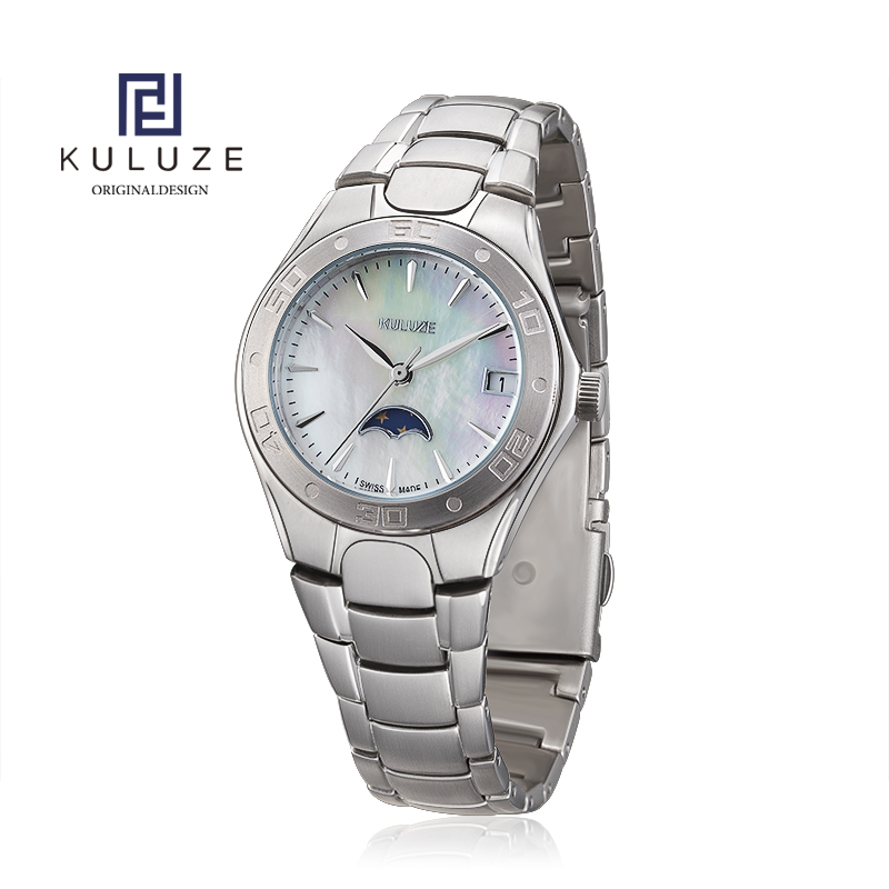 Kuluze-女性用チタン時計,セラミックスイノダルウォッチ - Luxury Zone のレビューと価格