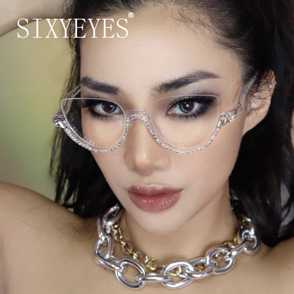 ダイヤモンドキャットアイサングラス女性 2025 セミリムレ - Luxury Zone のレビューと価格